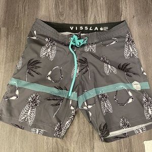 Vissla x what youth board shorts 33
